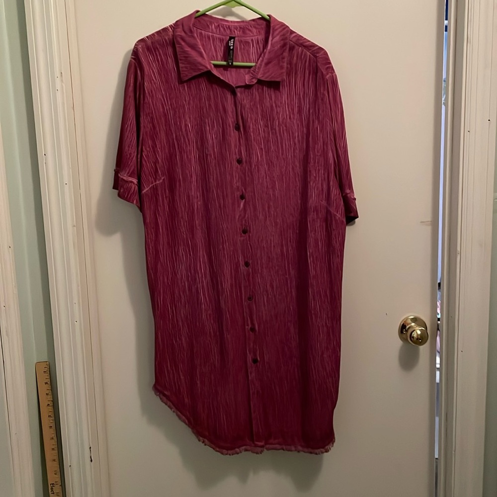 NWOT Torrid Slub Button Front Dress. Size 0 (14-16)